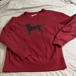 The Black Dog Red Sweatshirt